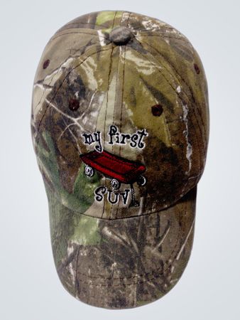 Camo Baseball Cap with 'My First SUV' Embroidery