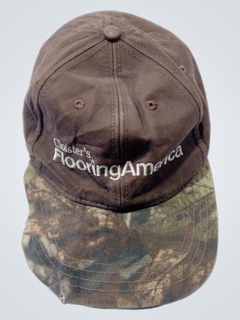 Brown and Camouflage Baseball Cap