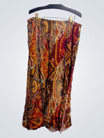 Notations Paisley Skirt