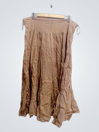 Brown Midi Skirt