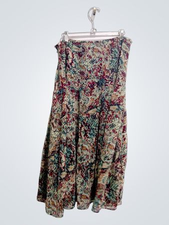 Floral Midi Skirt