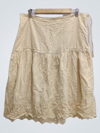 H&M Eyelet Embroidered Skirt
