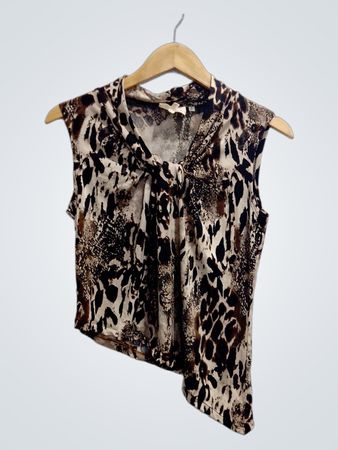 Carol Rose Animal Print Top
