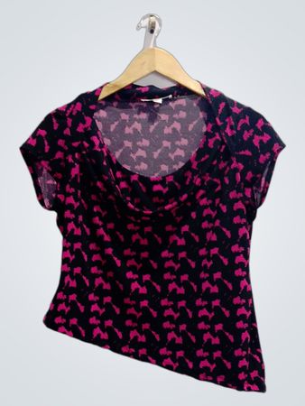 Cleo Pink and Black Top