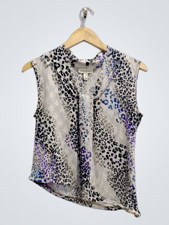 Dana Buchman Leopard Print Blouse
