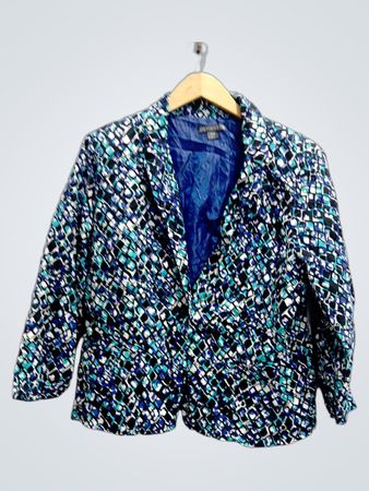Covington Blue Patterned Blazer