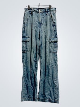 Aeropostale High Rise Wide Leg Jeans