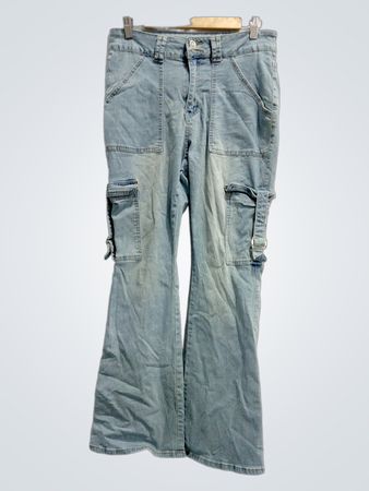 Light Blue Cargo Pants