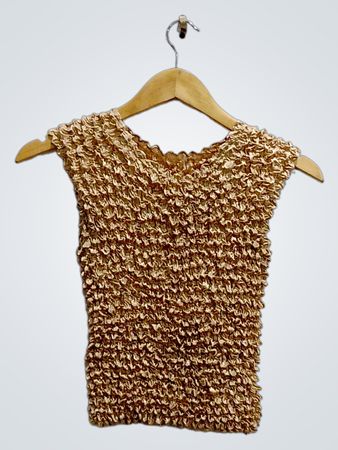 Gold Knitted Top
