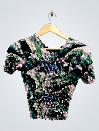 Multicolored Knit Top