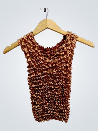 Brown Knitted Top