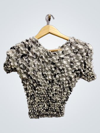 Blouse with Floral Pattern