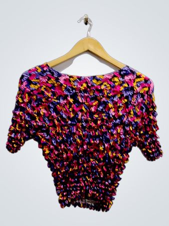 Multicolored Cropped Top