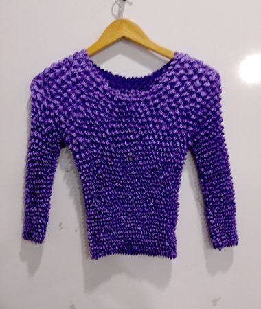 Purple Knitted Sweater