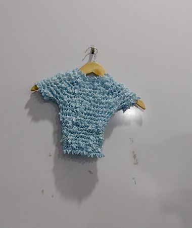 Blue Crochet Top