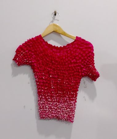 Pink Sequined Top