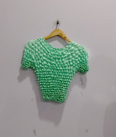 Green Crochet Top