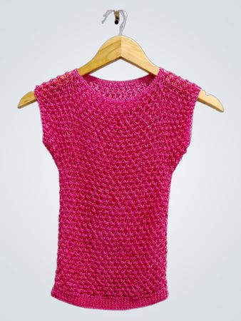 Pink Crochet Top