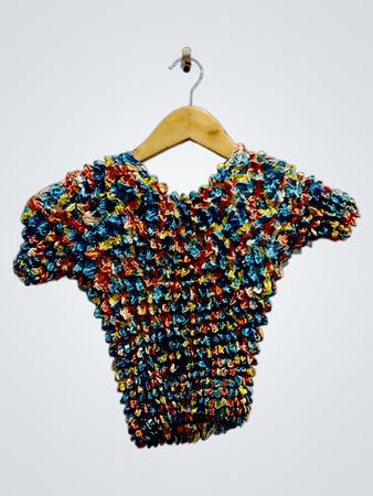 Multicolored Crochet Top