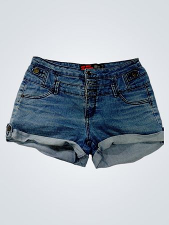 High Waist Denim Shorts