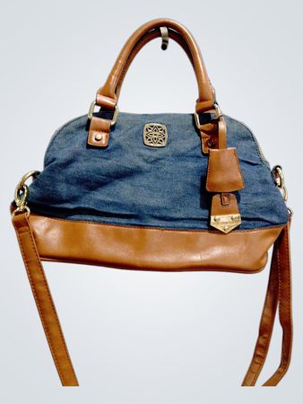 Christian Siriano for Payless Denim and Leather Handbag