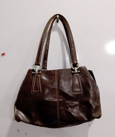 Liz Claiborne Brown Leather Shoulder Bag