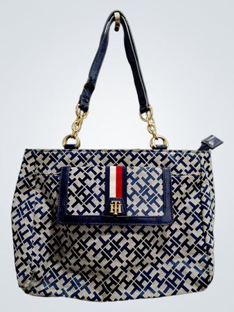 Tommy Hilfiger Tote Bag with Monogram Pattern