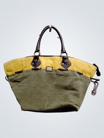 MACGIB Canvas and Leather Handbag