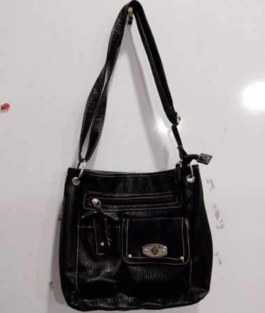 Black handbag