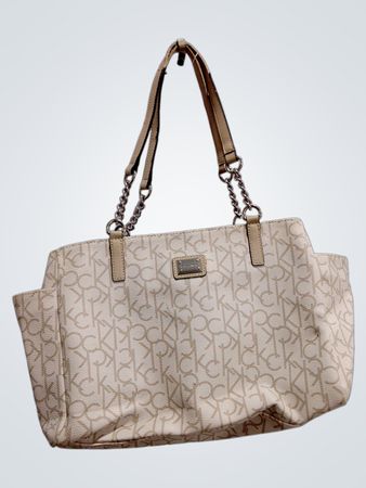 Calvin Klein Monogram Tote Bag
