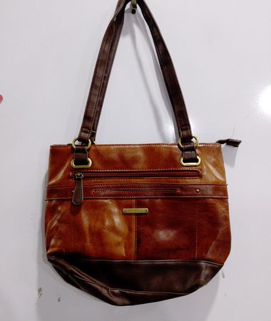 Stone & Co Brown Leather Tote Bag
