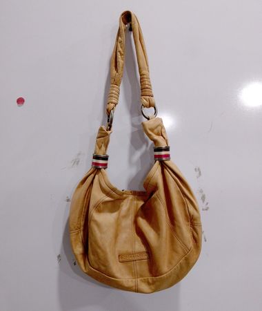 BCBGMAXAZRIA Leather Hobo Bag