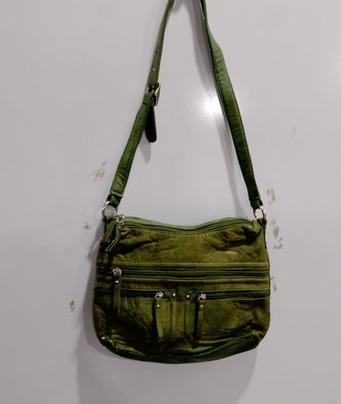 STONE & CO green crossbody bag