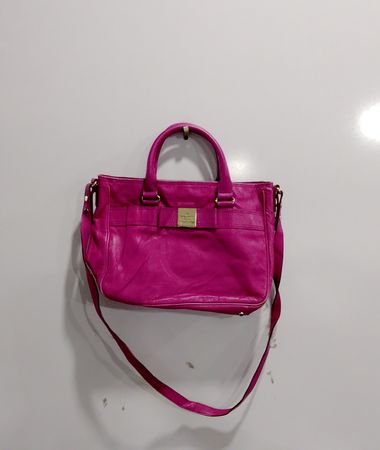 Kate Spade Pink Leather Satchel Bag