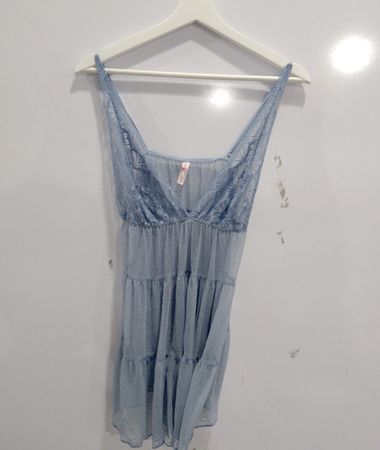 Victoria's Secret Blue Lace Babydoll