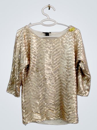 White House Black Market Sequin Tunic