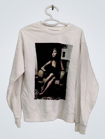 Amy Winehouse Grafik Sweatshirt
