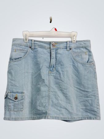 Gloria Vanderbilt Denim Cargo Minirock