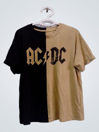 AC/DC Split Color T-Shirt