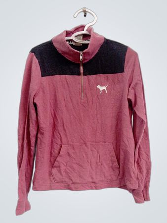 Victoria's Secret PINK Sweatshirt à demi-zip
