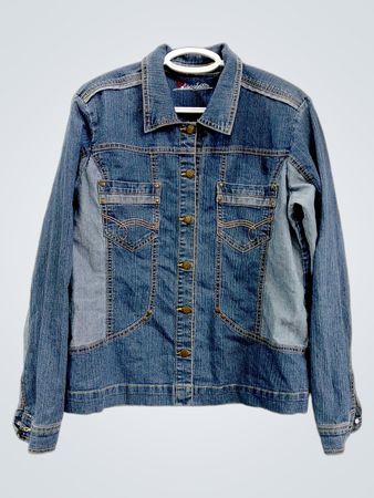 Q Denim Damen Blaue Jeansjacke