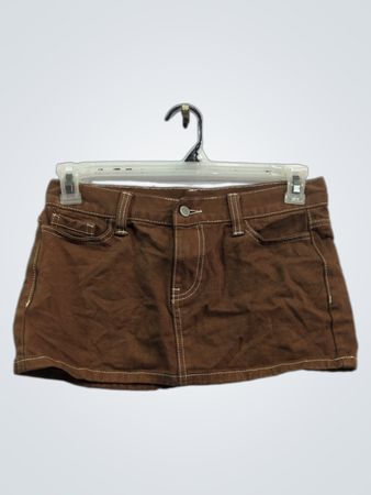 Brown Mini Skirt