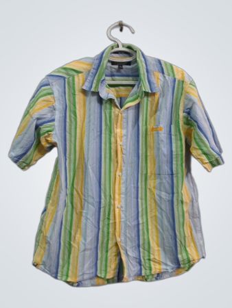 Chemise à manches courtes à rayures Ecko Unltd. à boutons