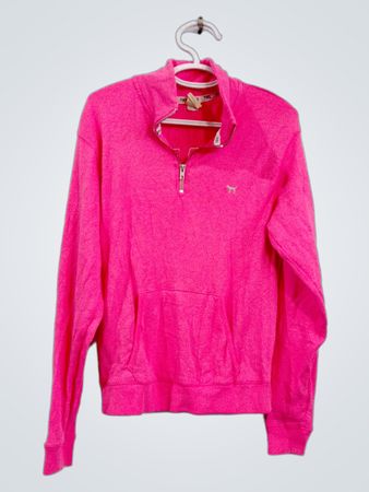 PINK Love Pink Half-Zip-Sweatshirt