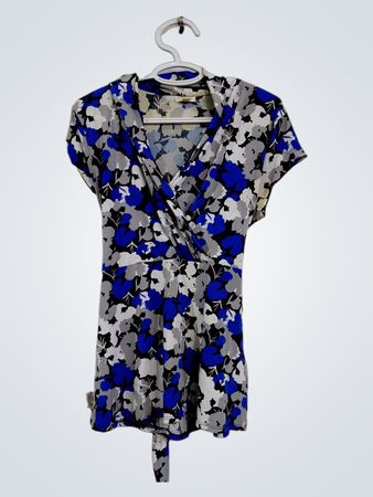 Nine West Separates Wickeloberteil mit Blumenmuster