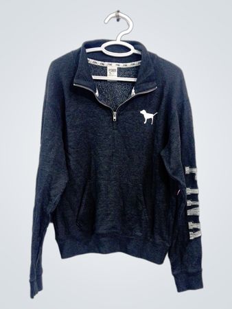 PINK Victoria's Secret Quarter-Zip-Sweatshirt