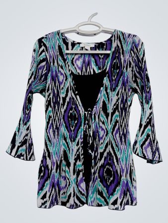 Dressbarn bedruckte Bluse