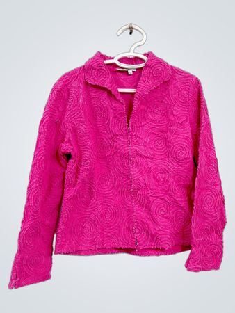Samuel Dong by DONS COLLECTION Pink strukturierte Jacke