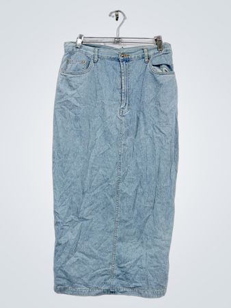 Jess Lee Quality Garments Denim Maxi Rock