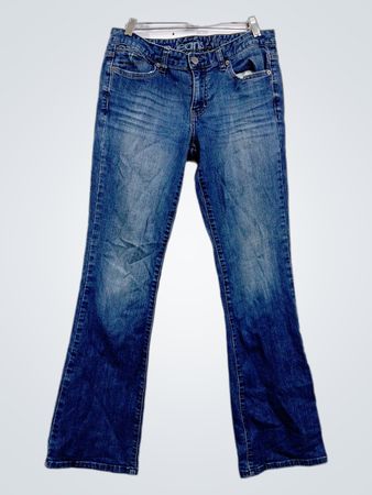 Calvin Klein Jeans Damen Bootcut Jeans in blauem Denim